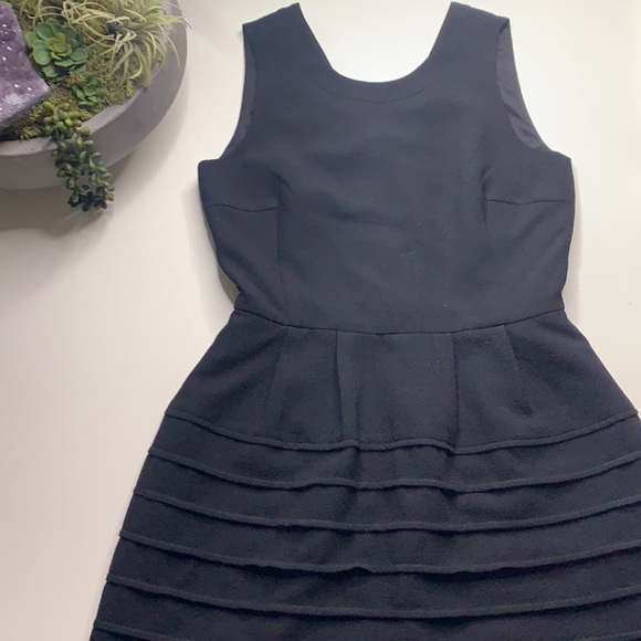 Madewell Little black a line sleeveless tea dress women’s 2 small chic - Picture 6 of 6